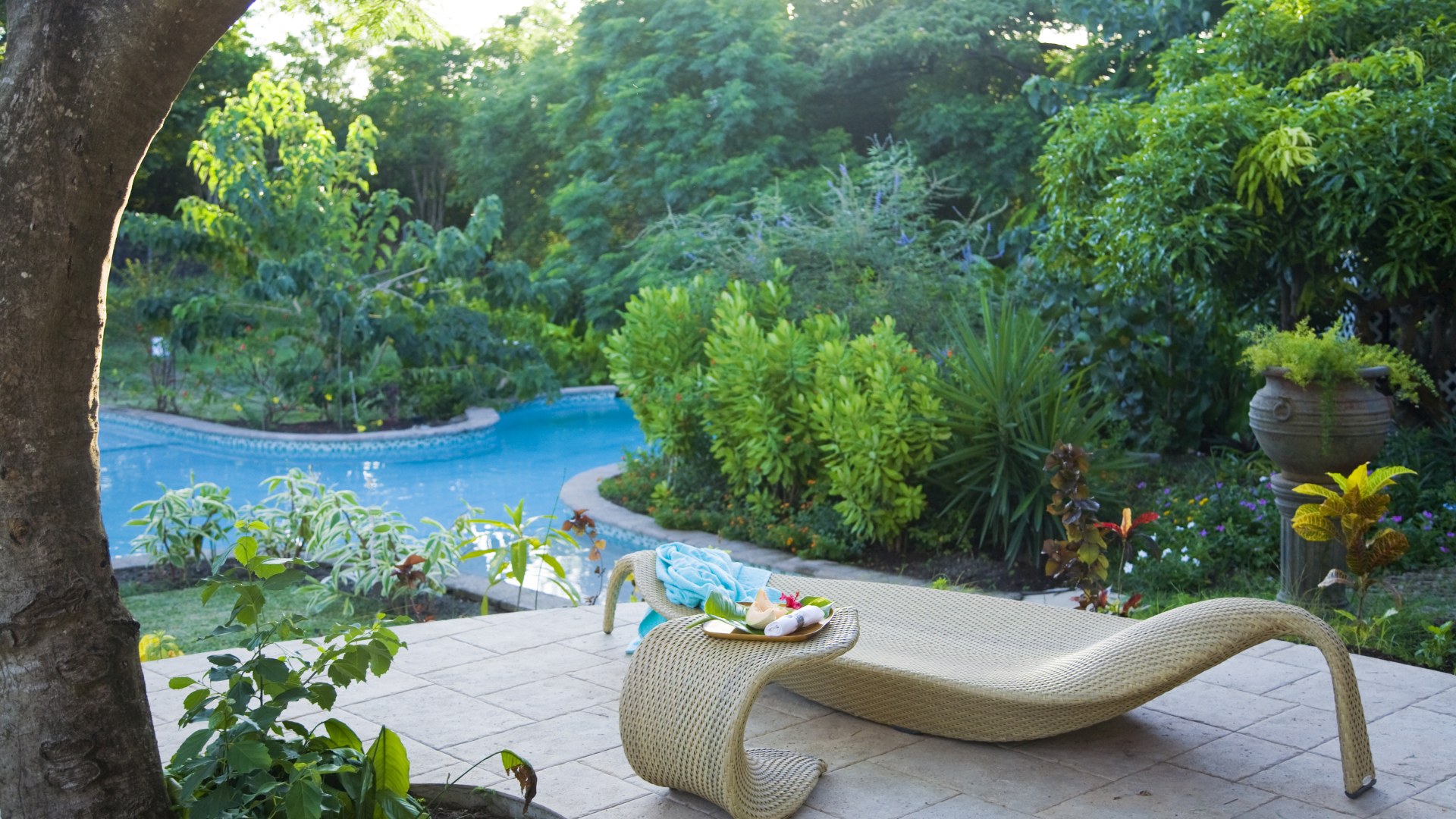 St. Lucia Real Estate C'est La Vie Villa chair