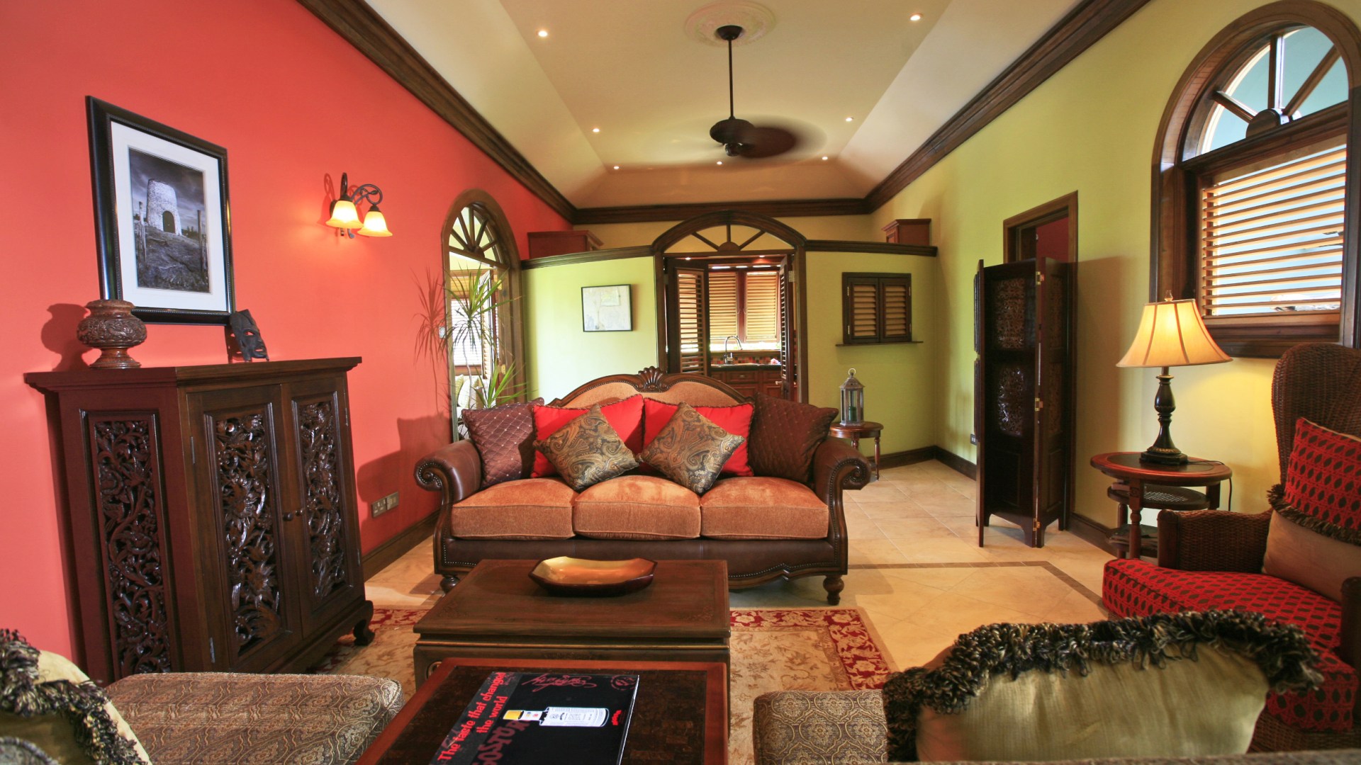 St. Lucia Real Estate C'est La Vie Villa sitting room