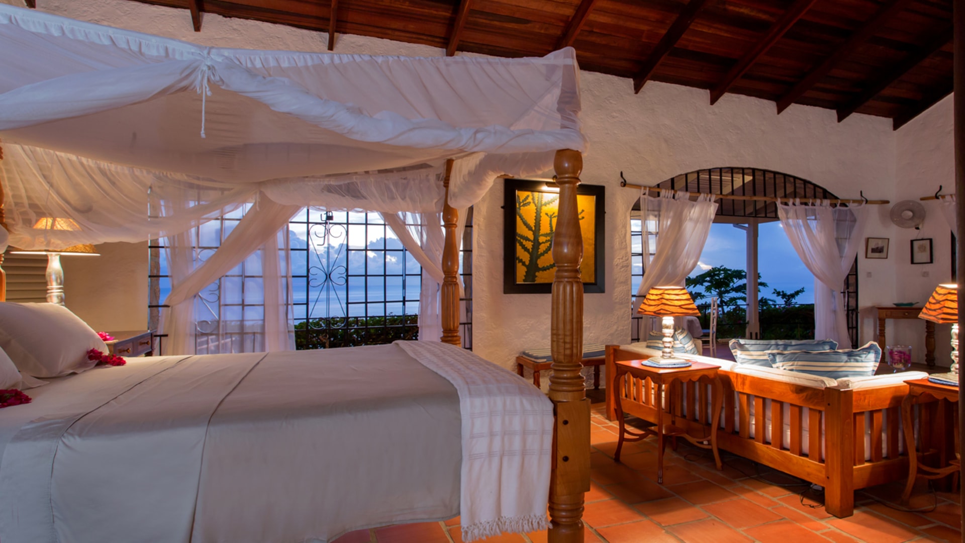 St. Lucia Real Estate Tamarind House Villa bedroom