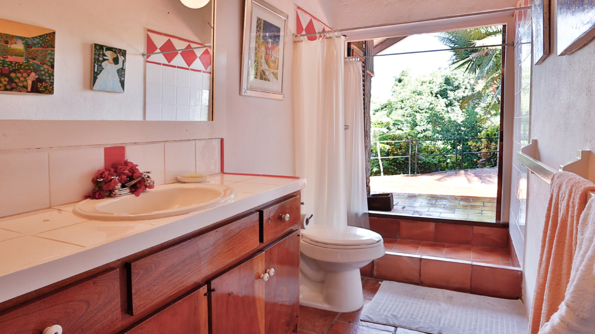 St. Lucia Real Estate Tamarind House Villa bathroom