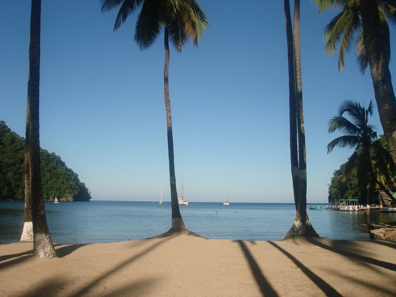 St. Lucia Real Estate Mango Beach Inn beach