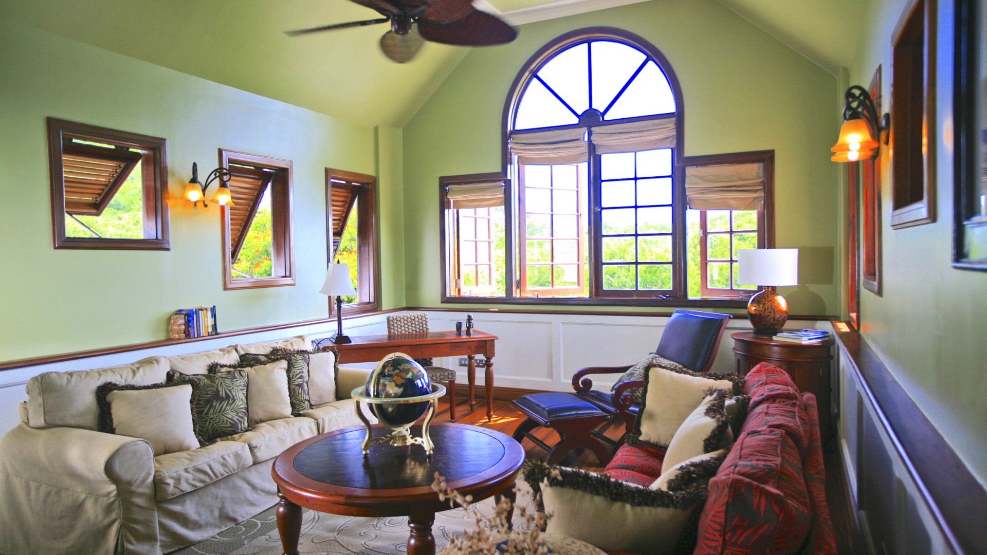 St. Lucia Real Estate C'est La Vie Villa sitting room