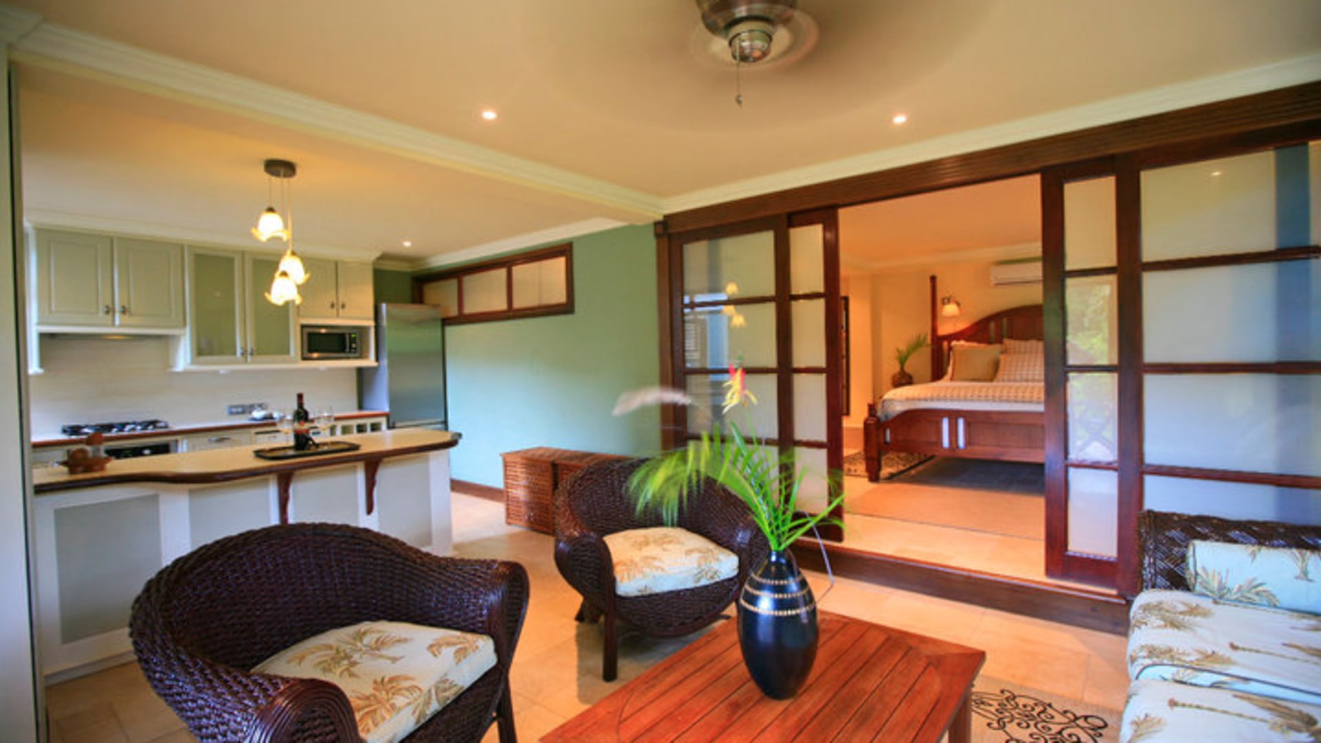 St. Lucia Real Estate C'est La Vie Villa kitchen