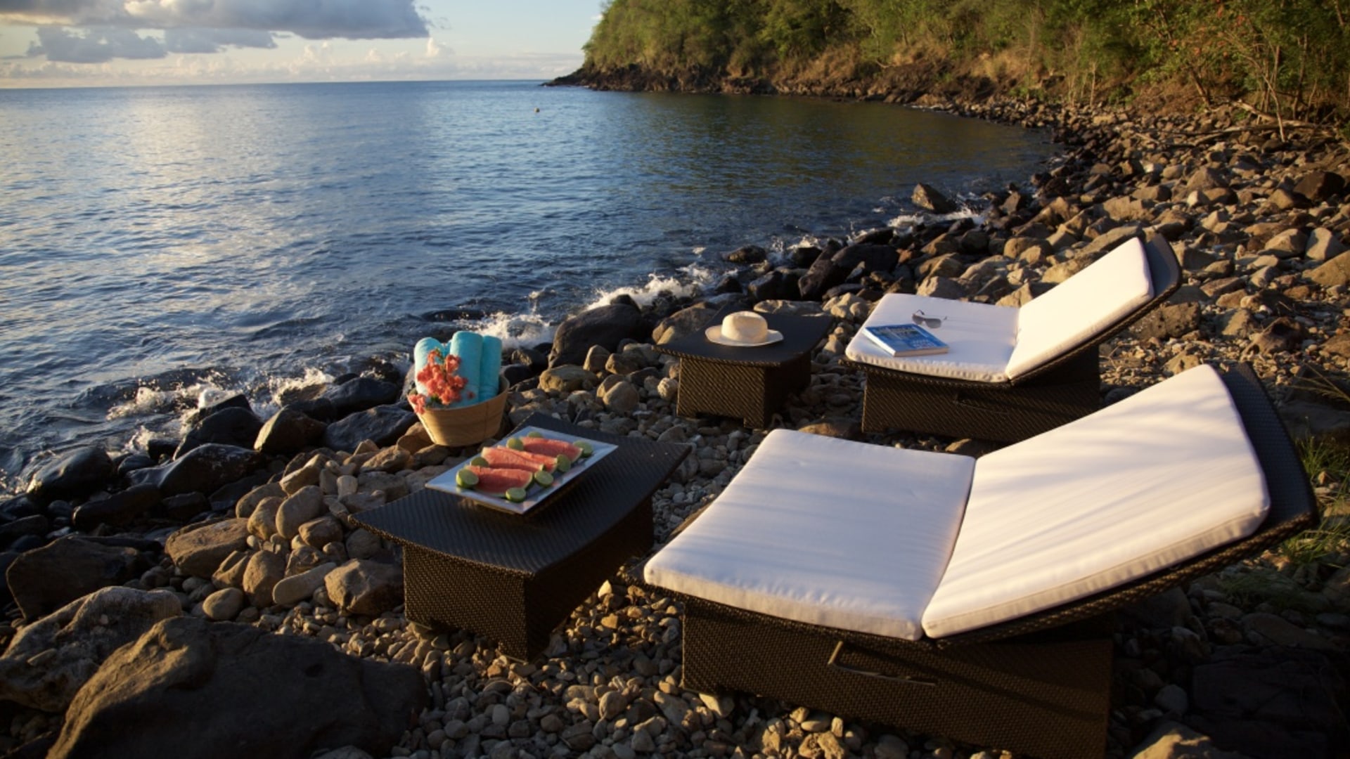 St. Lucia Real Estate C'est La Vie Villa Beach chair